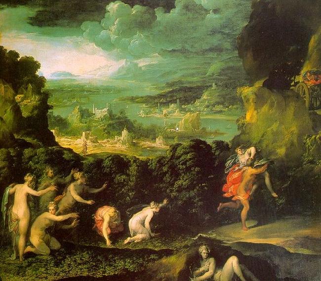 ABBATE, Niccolo dell The Rape of Proserpine oil painting picture